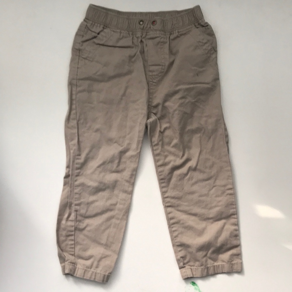 4T khaki pant elastic waist